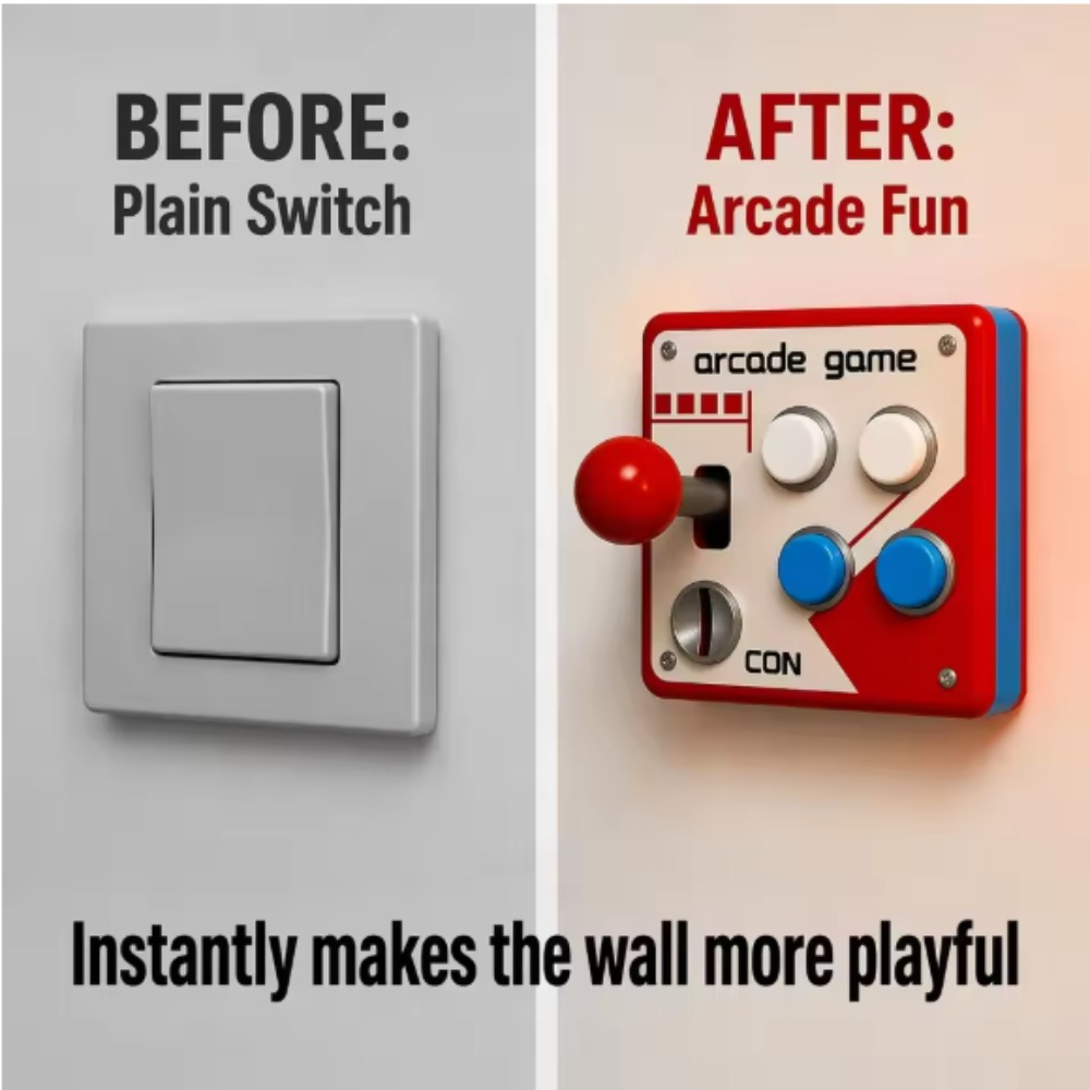 Retro Gaming Gadgets - غطاء لوحة تحكم ألعاب الأركيد بتصميم