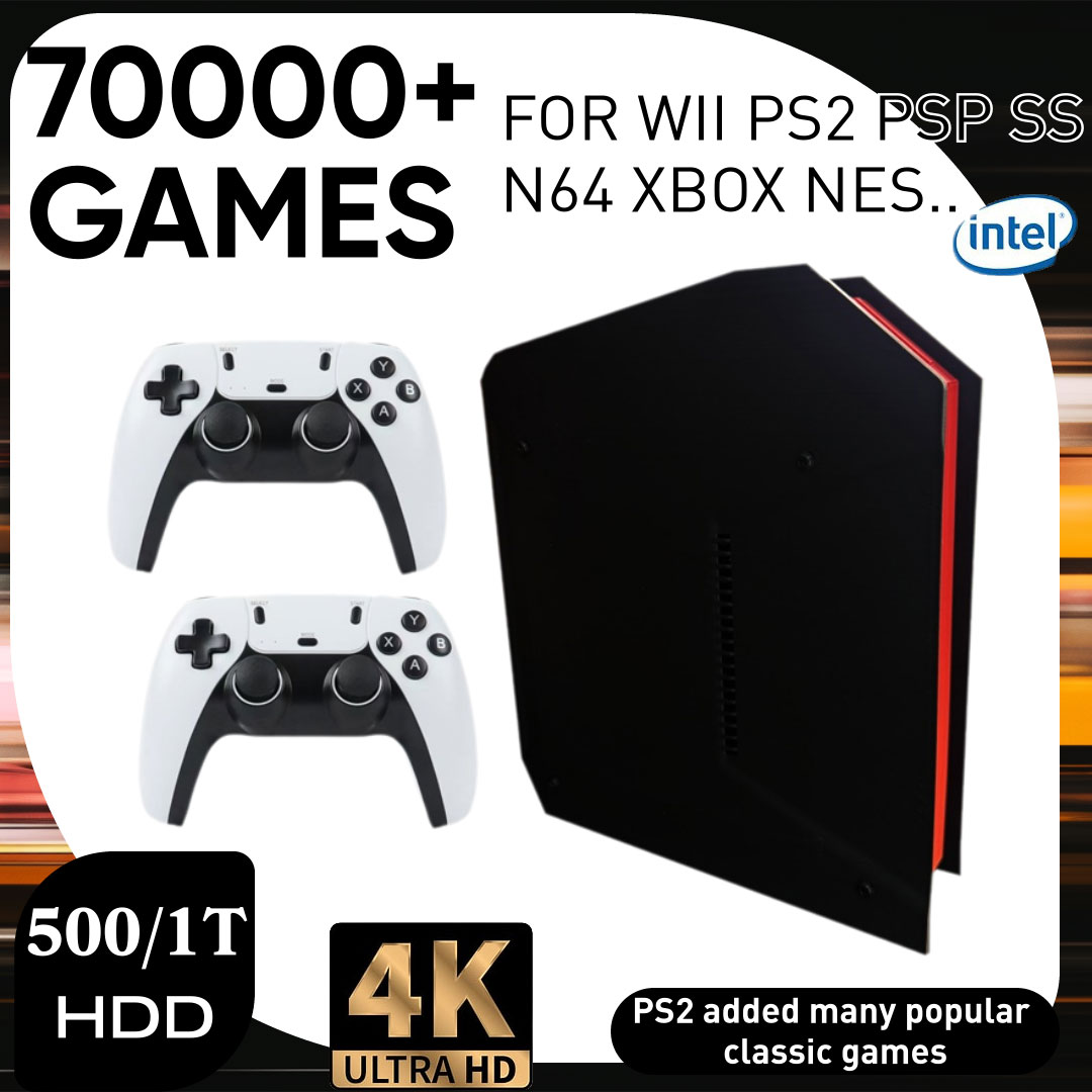 Retro Gaming Ps2 - جهاز ألعاب فيديو ريترو X4 مع