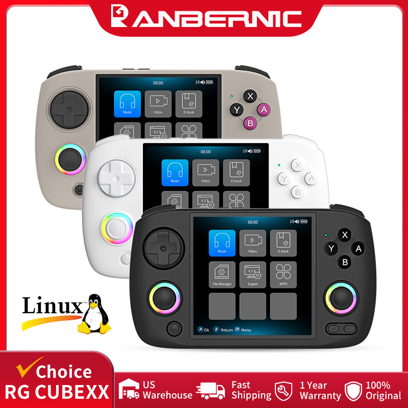 Retro Gaming Device - Anbernic RG CubeXX وحدة تحكم ألعاب