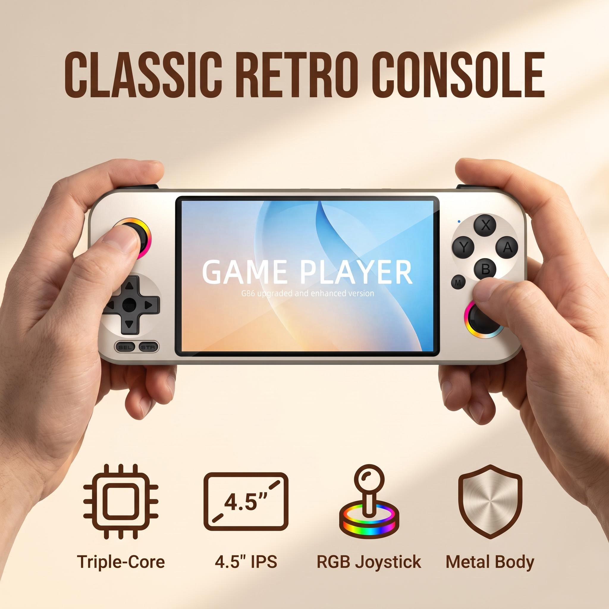 Retro Gaming Device - جهاز ألعاب محمول يعمل بنظام لينكس،