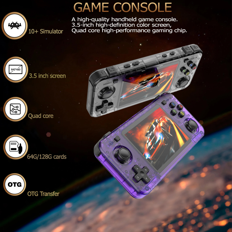 جهاز ألعاب محمول BOYHOM R36H ب - مراجعة Retro Gaming Device وسعره