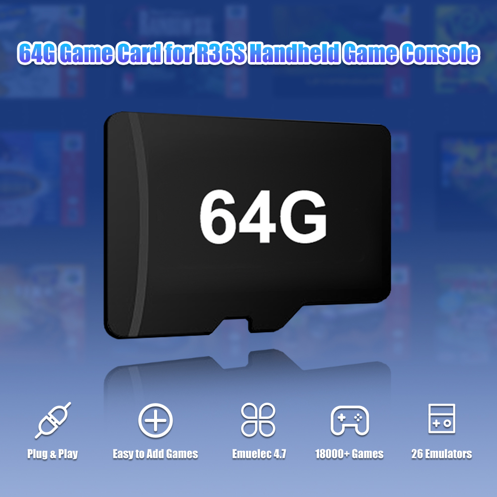 بطاقة لعبة TF 64G لوحدة تحكم أ - مراجعة Console Retro Gaming Portable وسعره