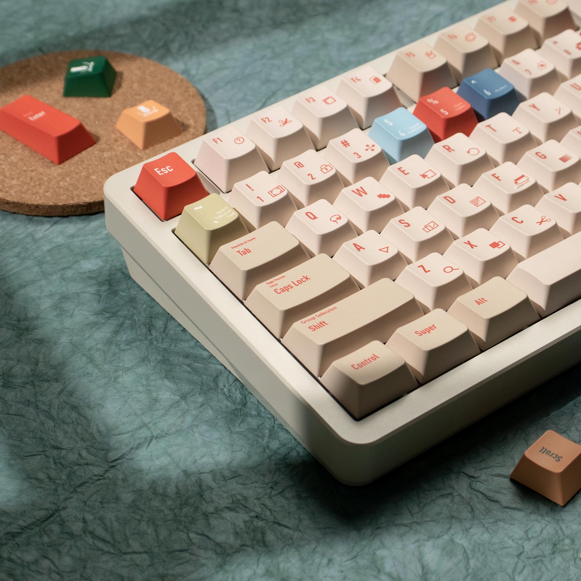 أغطية مفاتيح Illustrator Keyca - مراجعة Retro Gaming Keyboard وسعره