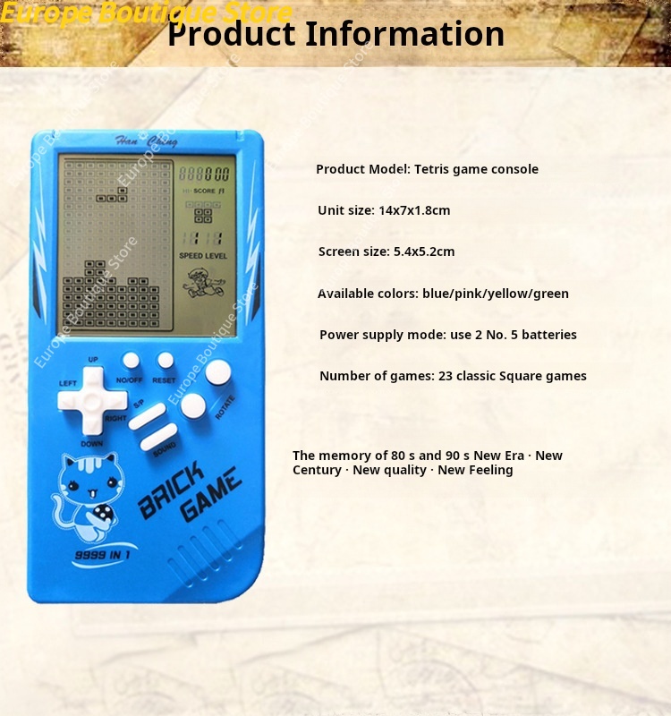 جهاز ألعاب محمول للأطفال بشاشة - مراجعة Console Retro Gaming Portable وسعره