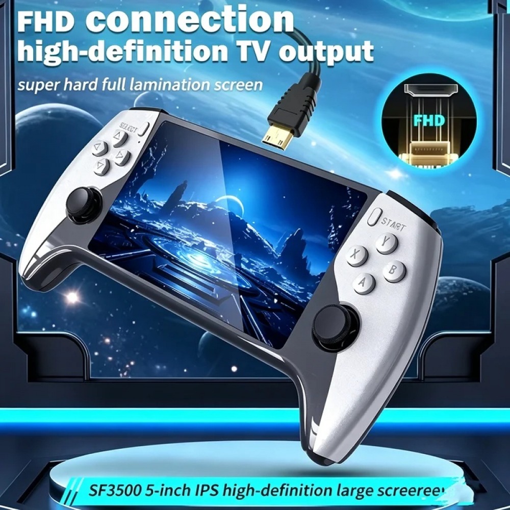 جهاز ألعاب محمول SF3500 بشاشة  - مراجعة Retro Gaming Device وسعره